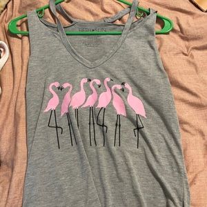 cute flamingo shirt